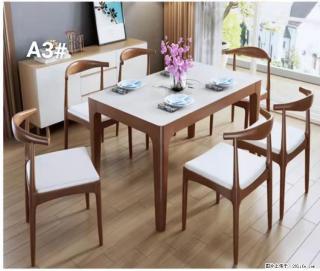 T08高级长方桌，胡桃色  1.35米带炉一桌四椅650元，现货11套。 - 随州28生活网 suizhou.28life.com